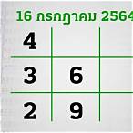 หวยไทยรัฐ16/09/64